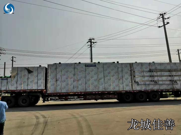 广东某公司订购的多层带式干燥机今天发货